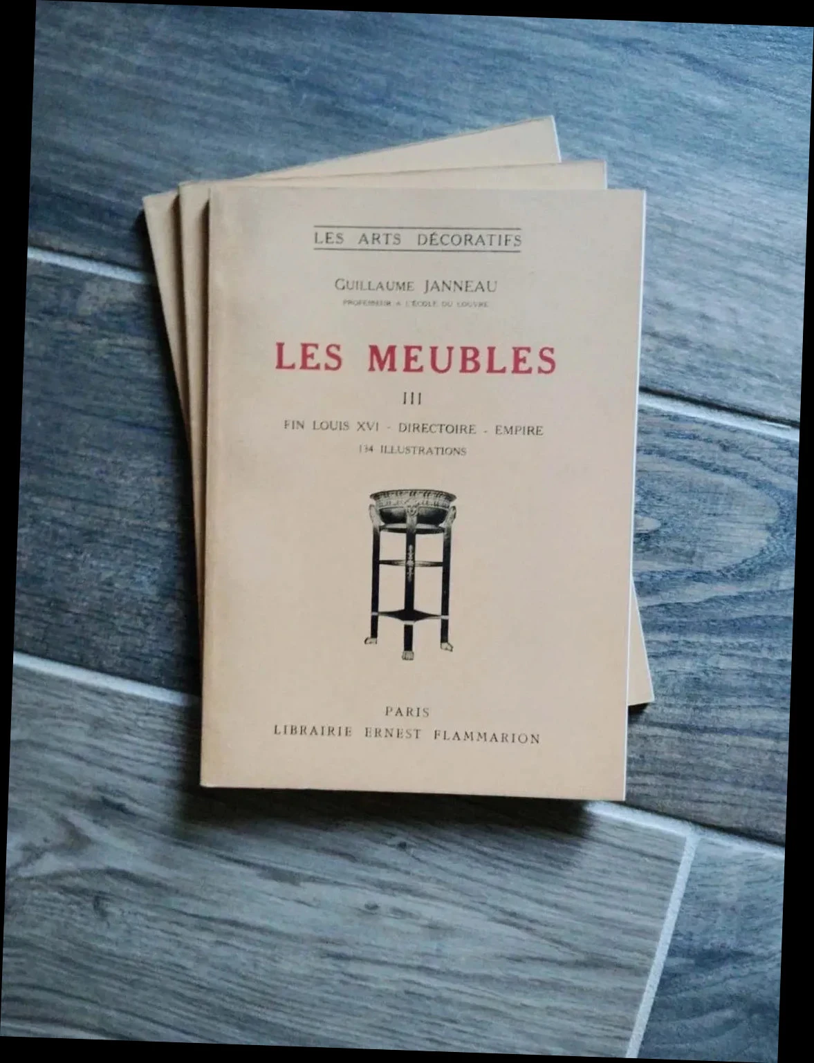 Lot 3 fascicules "Les Meubles" (Janneau) Les Arts Décoratifs, Flammarion – photo 4
